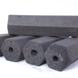 Hexagonal Shaped Coconut Shell Charcoal Briquettes 1kg